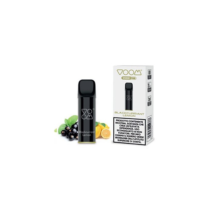 VOOM POD BLACKCURRANT LEMON 20