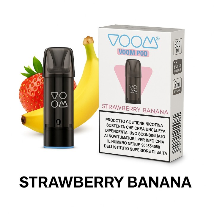 VOOM POD STRAWBERRY BANANA 20